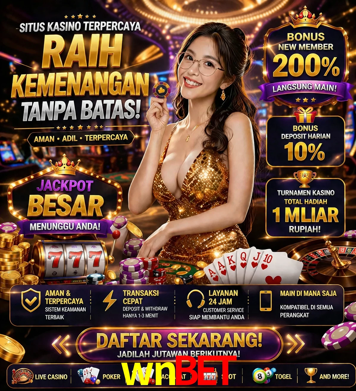 Roleta e blackjack wnbet
