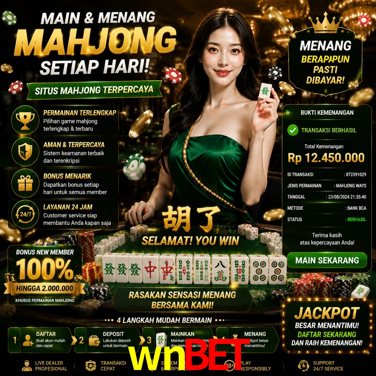 Ganhar e sacar na wnbet